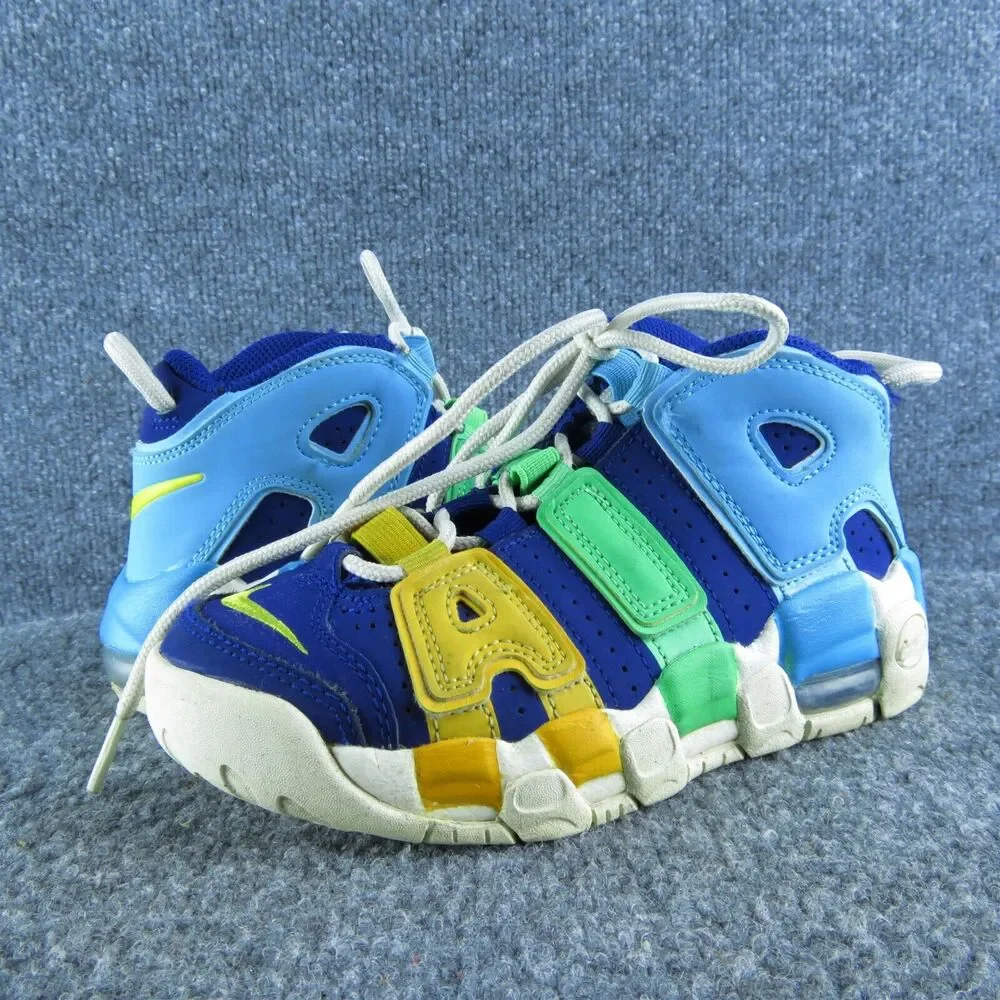 Nike Boys Sneaker Shoes Sz Y 13 Medium Athletic Blue Synthetic Lace Up